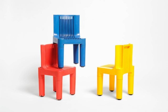 Sedia da bambino k1340, produzione Kartell, designer Richard Sapper e Marco Zanuso, Compasso d'Oro 1964. Sedia da bambino k1340, produzione Kartell, designer Richard Sapper e Marco Zanuso, Compasso d'Oro 1964.