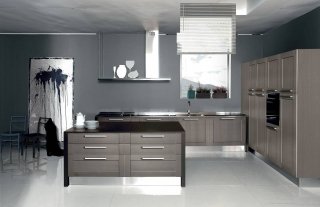 cucina realizzata con materiali riciclabili vicino finestra Licia di Aran Cucine cucina realizzata con materiali riciclabili vicino finestra Licia di Aran Cucine