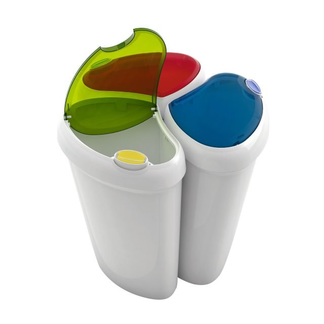 pattumiera per la raccolta differenziata da posizionare all'interno di casa Lotus 30 L di Leroy Merlin pattumiera per la raccolta differenziata da posizionare all'interno di casa Lotus 30 L di Leroy Merlin