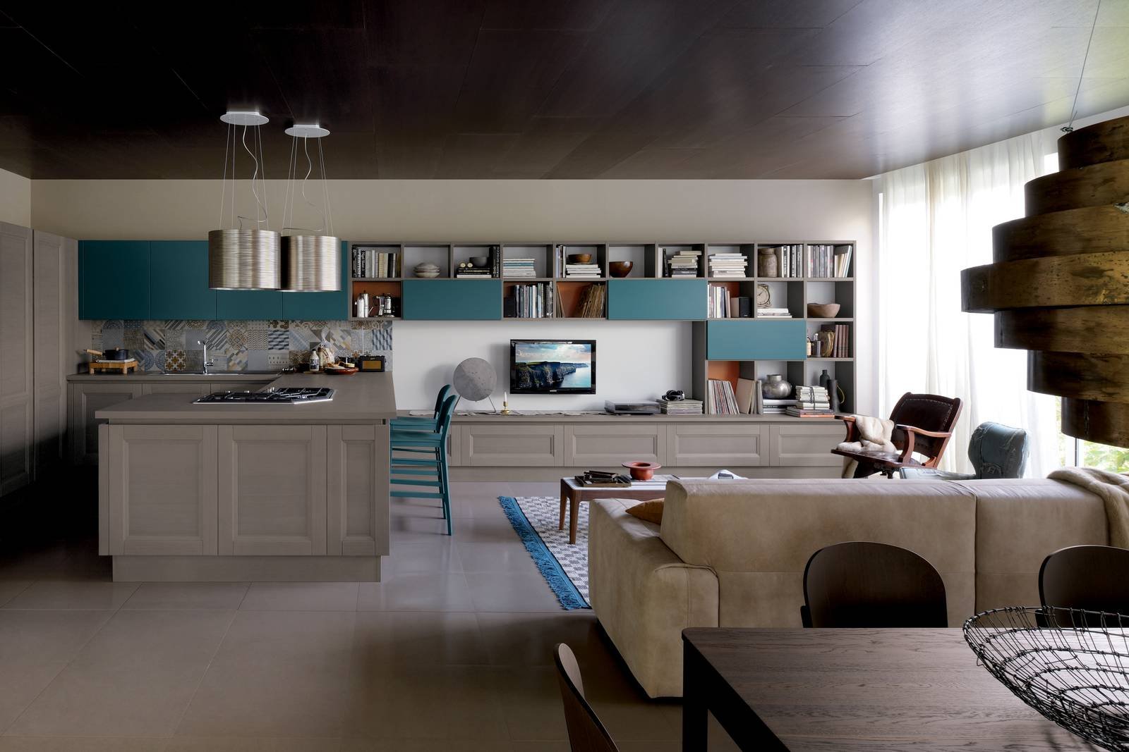 14 soluzioni coordinate di cucina soggiorno cose di casa Cucina con soggiorno