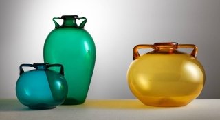 Vittorio Zecchin, vasi di vetro trasparente (1921-25)