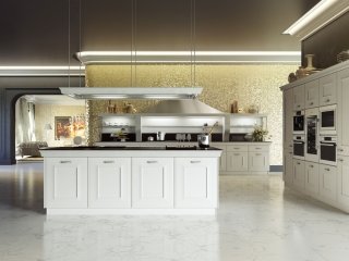 cucina classica bianca Gioconda Design di Snaidero cucina classica bianca Gioconda Design di Snaidero