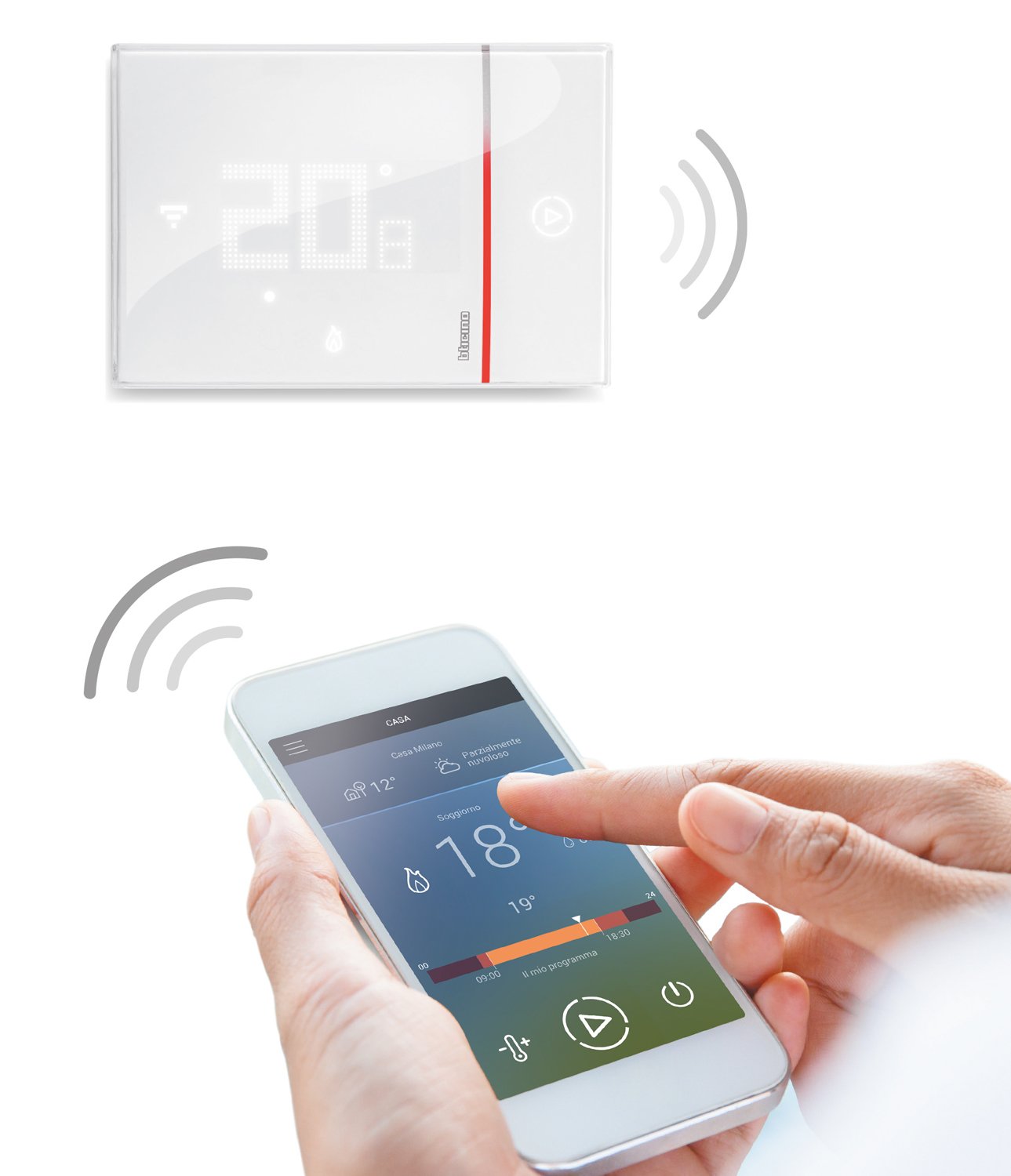 Smarther termostato connesso di BTicino: come installare la APP Thermostat  