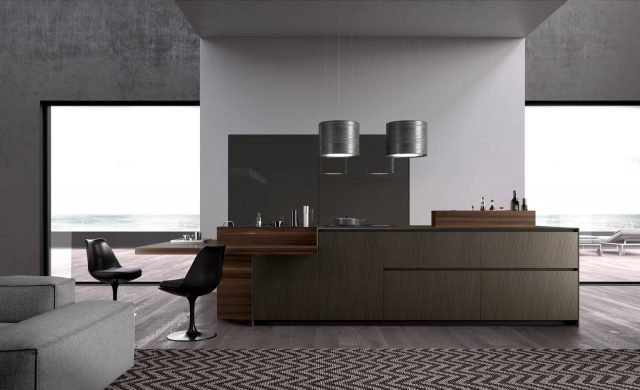 cucina con isola Alumina di Comprex cucina con isola Alumina di Comprex