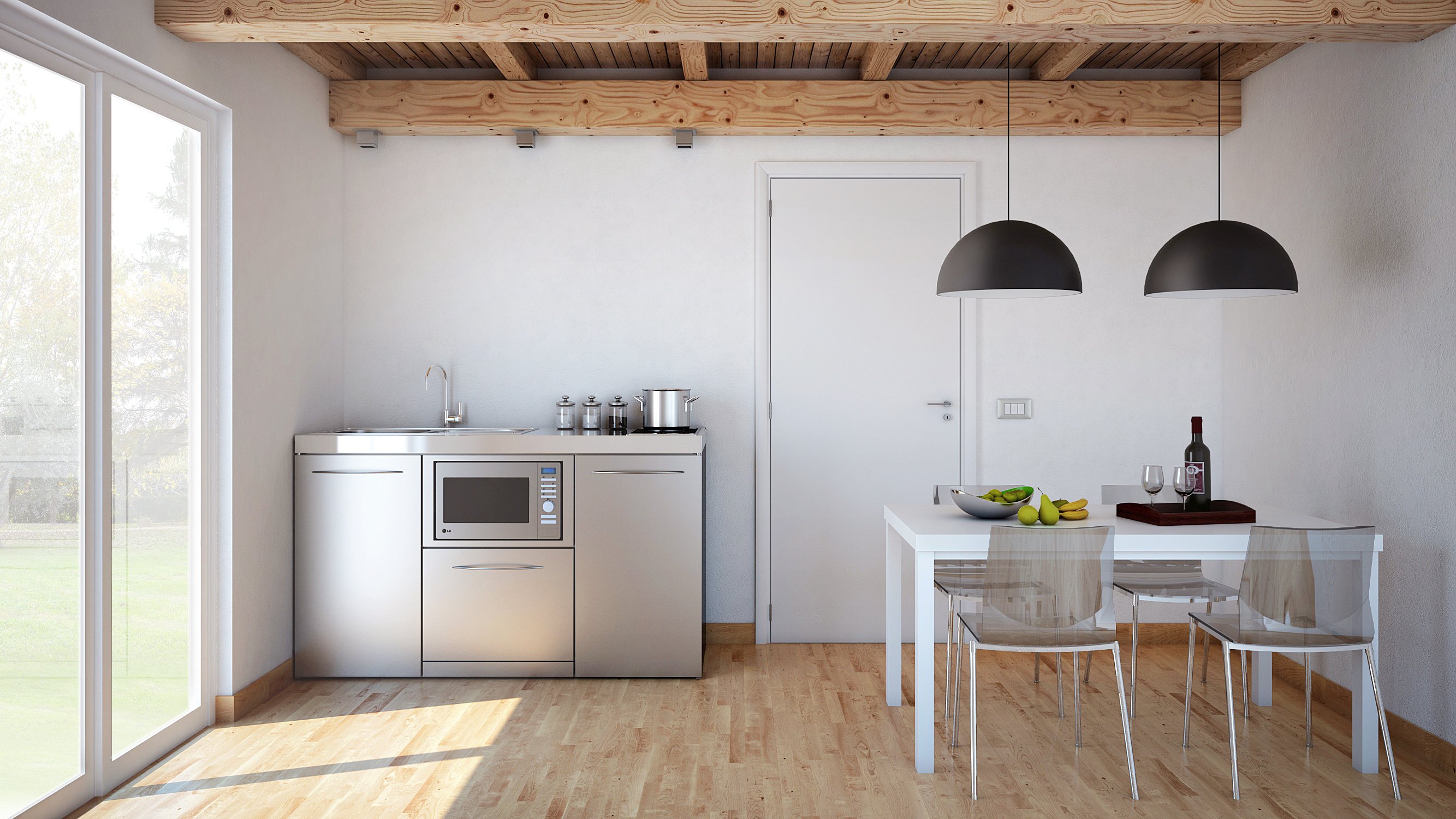 Mini cucina: jolly salvaspazio dalle funzioni dichiarate o ... Cucina con forno microonde