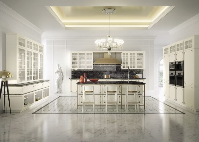 cucina classica bianca Kelly di Snaidero cucina classica bianca Kelly di Snaidero