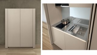 minicucina a scomparsa Arte cabinet di Euromobil minicucina a scomparsa Arte cabinet di Euromobil