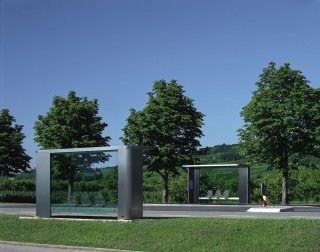 Bus stop (2016), Jasper Morrison, Vitra Campus
