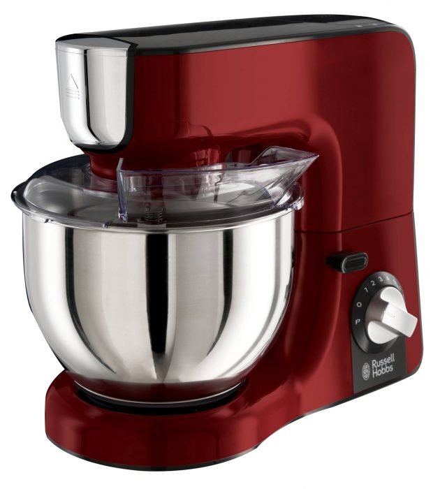 robot multifunzione La Kitchen Machine Desire di Russell Hobbs 23480-566 ha movimento planetario, bicchiere frullatore in vetro da 1,5 litri, ciotola in acciaio inox da 5 litri con frusta piatta, gancio da impasto e frusta a filo e coperchio trasparente anti-schizzi con apertura per l’aggiunta degli ingredienti. Ha potenza di 1.000 watt. Prezzo 225 euro. www.russellhobbs.it robot multifunzione La Kitchen Machine Desire di Russell Hobbs 23480-566 ha movimento planetario, bicchiere frullatore in vetro da 1,5 litri, ciotola in acciaio inox da 5 litri con frusta piatta, gancio da impasto e frusta a filo e coperchio trasparente anti-schizzi con apertura per l’aggiunta degli ingredienti. Ha potenza di 1.000 watt. Prezzo 225 euro. www.russellhobbs.it