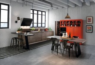 cucina con i vani a giorno Groove & Bolero di Schmidt cucina con i vani a giorno Groove & Bolero di Schmidt