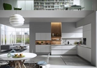 cucina con i vani a giorno Joy di Snaidero cucina con i vani a giorno Joy di Snaidero