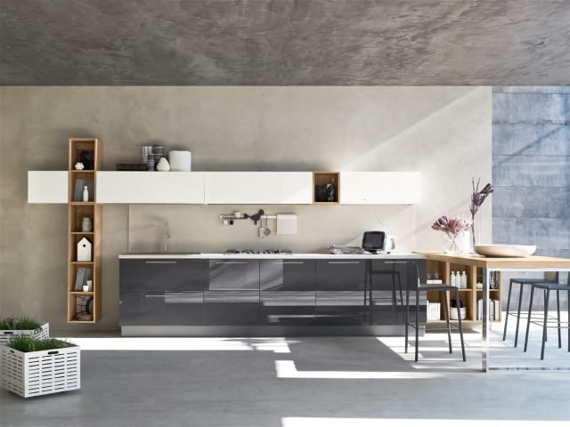 cucina con i vani a giorno Alevè di Stosa cucina con i vani a giorno Alevè di Stosa