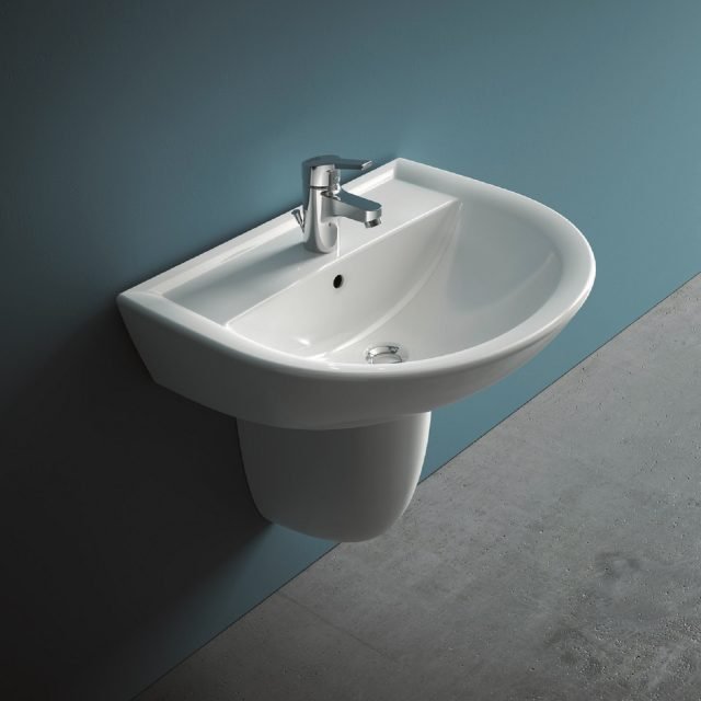 Leroy Merlin Lavelli Cucina Ceramica Dolomite.Lavabo Sospeso Per Bagno Senza Mobile Per Piccoli Spazi Cosedicasa Com