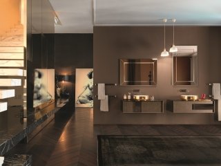 mobili lavabo sospesi della collezione Qamar di Inda di grandi dimensioni mobili lavabo sospesi della collezione Qamar di Inda di grandi dimensioni