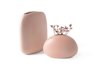 doppio vaso contenitore rosa chiaro Flavour di Calligaris doppio vaso contenitore rosa chiaro Flavour di Calligaris