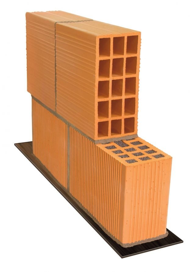 mattoni a blocchi con isolante Normablock di Danesi Laterizi mattoni a blocchi con isolante Normablock di Danesi Laterizi