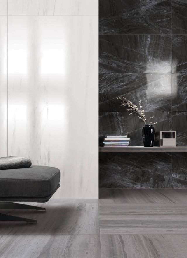listoni Le Gemme Black Mirror Lux 40 x 80 cm e Colorado Lux Serenissima listoni Le Gemme Black Mirror Lux 40 x 80 cm e Colorado Lux Serenissima