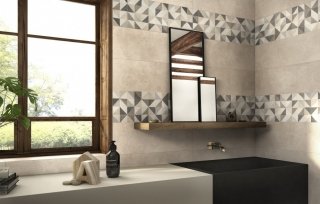 Bagno Stile urbano realizzato con piastrelle di Polis Ceramiche. Bagno Stile urbano realizzato con piastrelle di Polis Ceramiche.
