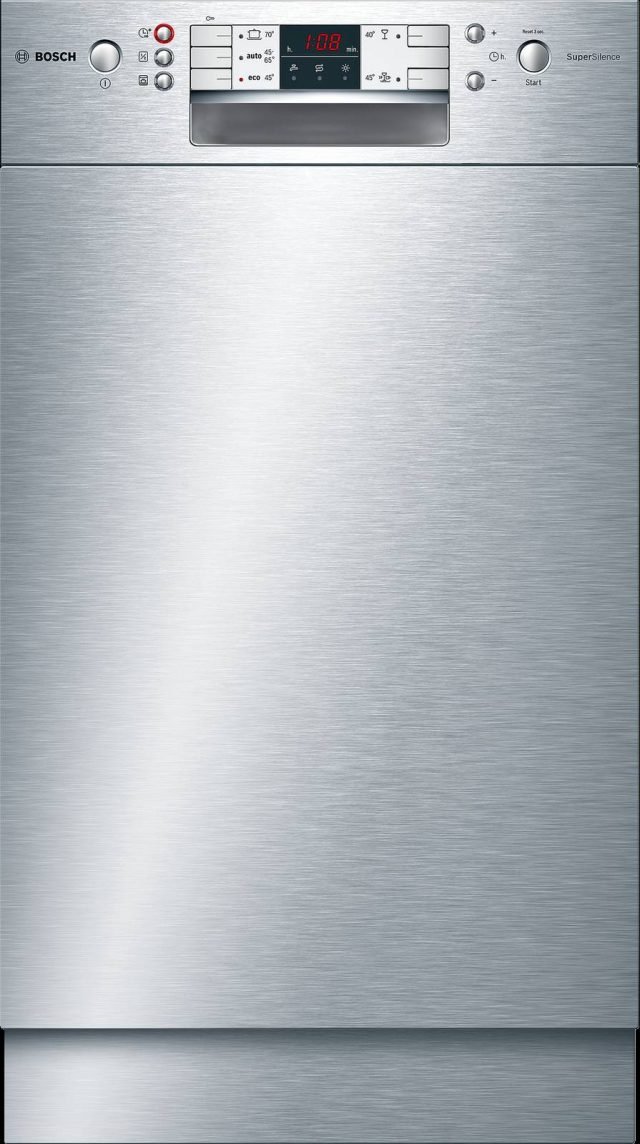 Estremamente silenziosa, la lavastoviglie della Serie 6 mod. SPU53N05EU di Bosch emette solo 44 dB durante il funzionamento. Da incasso, ha capacità per 9 coperti, cestelli flessibili, è in classe A+ e ha programmi speciali come quello per non rovinare i cristalli. Misura L 45xP55xH87,5 cm. Prezzo 749 euro. www.bosch.it Estremamente silenziosa, la lavastoviglie della Serie 6 mod. SPU53N05EU di Bosch emette solo 44 dB durante il funzionamento. Da incasso, ha capacità per 9 coperti, cestelli flessibili, è in classe A+ e ha programmi speciali come quello per non rovinare i cristalli. Misura L 45xP55xH87,5 cm. Prezzo 749 euro. www.bosch.it