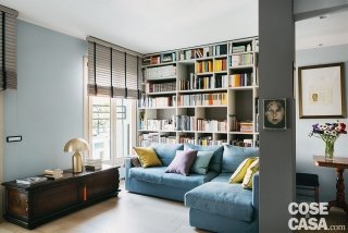 95 mq con una soluzione originale per separare la cucina e isolarla 95 mq con una soluzione originale per separare la cucina e isolarla