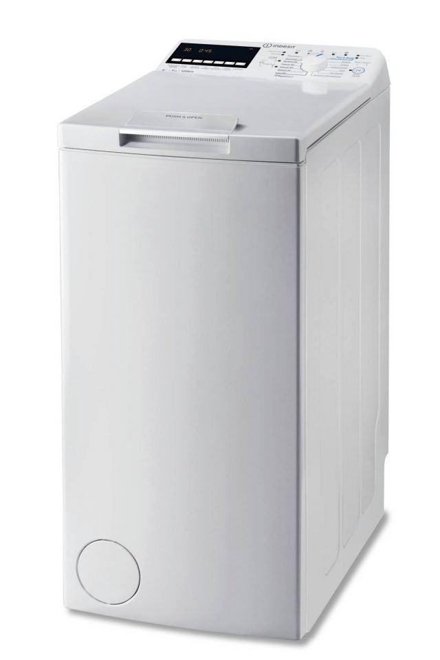 Con la lavatrice a carica dall’alto Innex BTW E71253P (IT) di Indesit in soli 45 minuti è possibile lavare insieme cotone e tessuti sintetici in totale sicurezza. Ha capacità di 7 kg, è in classe A+++ e è dotata di maniglia Push&Open, per permettere di aprire l’apparecchio in tutta comodità anche a mani occupate è possibile premendo solamente con un dito o con un gomito. Misura L40xP60xH90 Prezzo 449 euro. www.indesit.it Con la lavatrice a carica dall’alto Innex BTW E71253P (IT) di Indesit in soli 45 minuti è possibile lavare insieme cotone e tessuti sintetici in totale sicurezza. Ha capacità di 7 kg, è in classe A+++ e è dotata di maniglia Push&Open, per permettere di aprire l’apparecchio in tutta comodità anche a mani occupate è possibile premendo solamente con un dito o con un gomito. Misura L40xP60xH90 Prezzo 449 euro. www.indesit.it