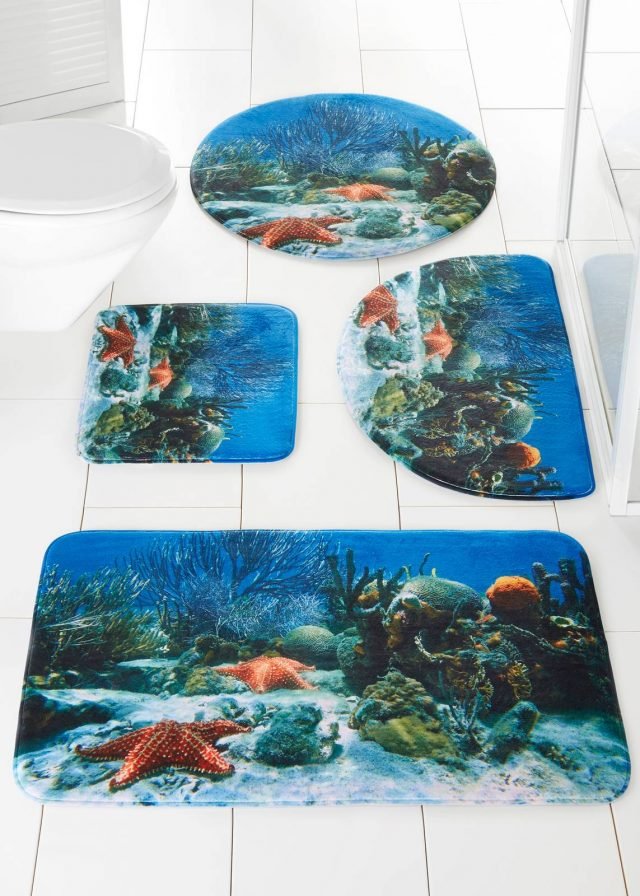 Coordinato per il bagno Reef di Bonprix è in poliestere Memory Foam: estremamente assorbente con fondo antiscivolo e adatto anche a pavimenti riscaldati, misura 45x50 cm. Prezzo (degli elementi nella foto) a partire da 9.9 euro. www.bonprix.it Coordinato per il bagno Reef di Bonprix è in poliestere Memory Foam: estremamente assorbente con fondo antiscivolo e adatto anche a pavimenti riscaldati, misura 45x50 cm. Prezzo (degli elementi nella foto) a partire da 9.9 euro. www.bonprix.it