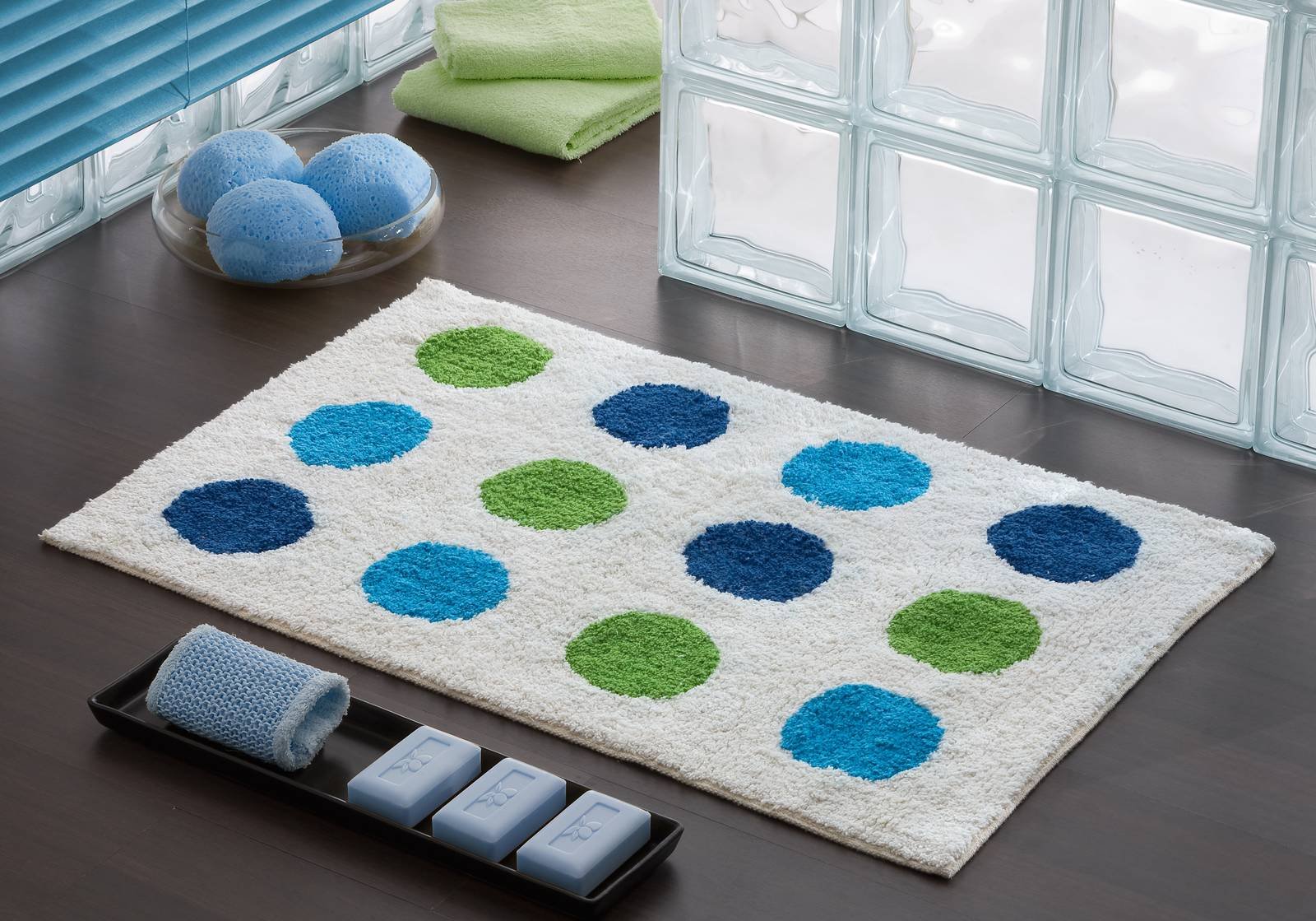 100% cotone asciugamano per piedi lavabile come tappetino da bagno Tappeto da bagno per pavimento da bagno 