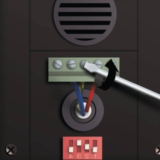 Collegare i fili sulle morsettiere seguendo le indicazioni riportate nella confezione Collegare i fili sulle morsettiere seguendo le indicazioni riportate nella confezione