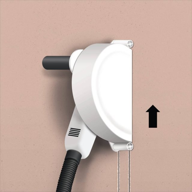 Fare una scanalatura sul muro interno per incastrare il tubo corrugato usando uno scanalatore, regolato in profondità e in larghezza. La scanalatura deve permettere il passaggio senza ostacoli del corrugato e lasciare 4/5 mm sopra il tubo corrugato per la stuccatura. Fare una scanalatura sul muro interno per incastrare il tubo corrugato usando uno scanalatore, regolato in profondità e in larghezza. La scanalatura deve permettere il passaggio senza ostacoli del corrugato e lasciare 4/5 mm sopra il tubo corrugato per la stuccatura.