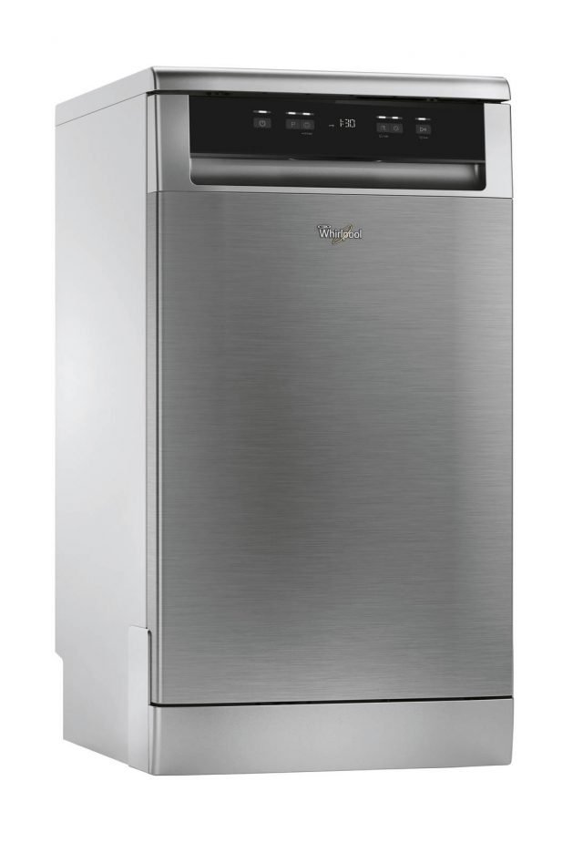 ADP 301 IX di Whirlpool ha comandi intuitivi, impostazioni automatiche per una pulizia e un'asciugatura ottimalee programma antibatterico che elimina il 99,9999% dei batteri. Ha capacità per 10 coperti e cestelli modulari, flessibili e removibili. In classe A+, misura L45xP57xH85 cm. Prezzo 499 euro. www.whirlpool.it ADP 301 IX di Whirlpool ha comandi intuitivi, impostazioni automatiche per una pulizia e un'asciugatura ottimalee programma antibatterico che elimina il 99,9999% dei batteri. Ha capacità per 10 coperti e cestelli modulari, flessibili e removibili. In classe A+, misura L45xP57xH85 cm. Prezzo 499 euro. www.whirlpool.it