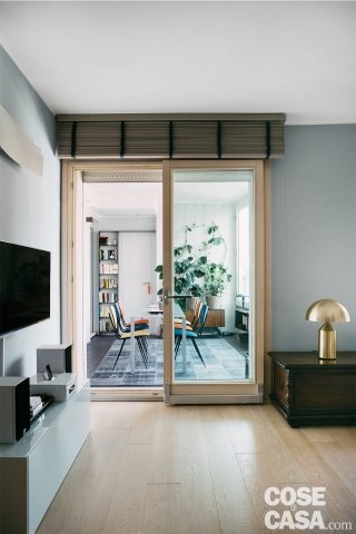 95 mq con una soluzione originale per separare la cucina e isolarla 95 mq con una soluzione originale per separare la cucina e isolarla