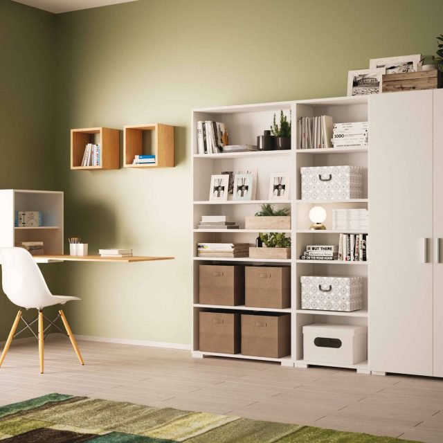 Spaceo di Leroy Merlin è un sistema componibile per home office Spaceo di Leroy Merlin è un sistema componibile per home office