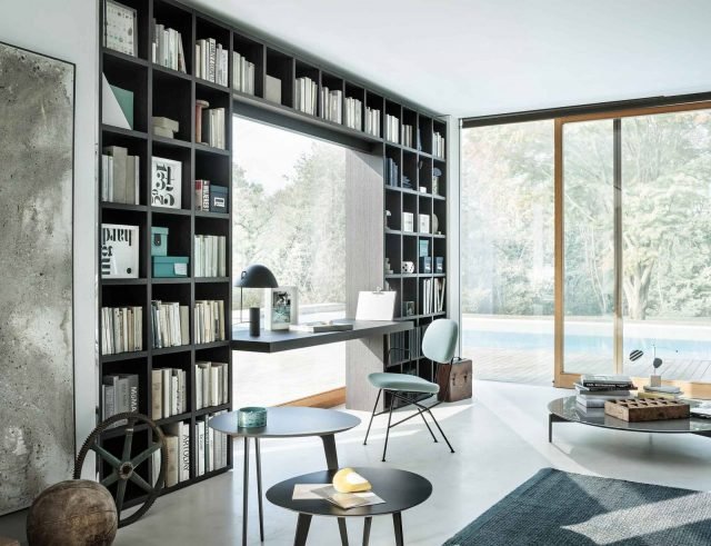Selecta di Lema, sistema con soluzioni home office Selecta di Lema, sistema con soluzioni home office