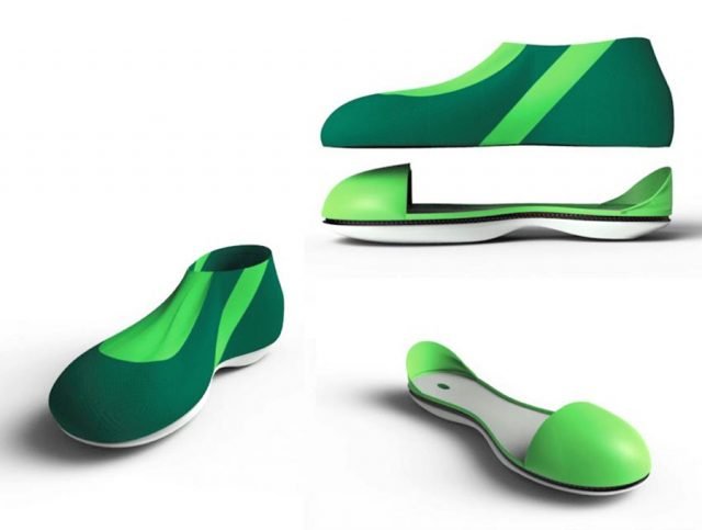 Il progetto vincitore, la scarpa per il piede diabetico DB Shoes, progetto di Carmen Ianiro, studentessa dell’ISIA di Pescara. Il progetto vincitore, la scarpa per il piede diabetico DB Shoes, progetto di Carmen Ianiro, studentessa dell’ISIA di Pescara.