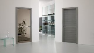 porta a battente Grafite All 2 Wood della collezione Grafite di Bertolotto Porte con finitura antigraffio porta a battente Grafite All 2 Wood della collezione Grafite di Bertolotto Porte con finitura antigraffio