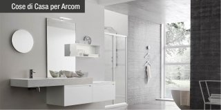 Tutto il bagno di Arcom: dal mobile ai complementi, fino alla doccia