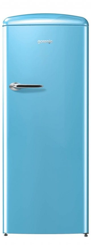 frigorifero azzurro Nostalgie ORB153BL di Gorenje nasconde il vano frigorifero da 235 litri frigorifero azzurro Nostalgie ORB153BL di Gorenje nasconde il vano frigorifero da 235 litri