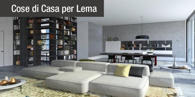 Progetto dinterior design: una casa con zona giorno open space ... Zona soggiorno
