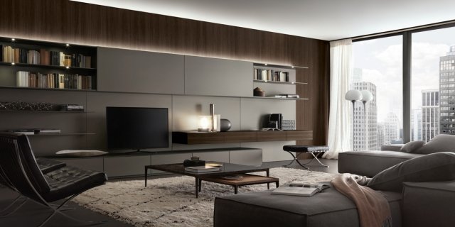 Arredare la casa, dal soggiorno alla camera, con mobili e porte dal ... Arredamento soggiorno