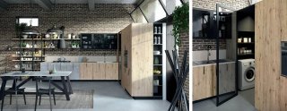 cucina con modulo attrezzato ad angolo Lab13 di Aran cucina con modulo attrezzato ad angolo Lab13 di Aran