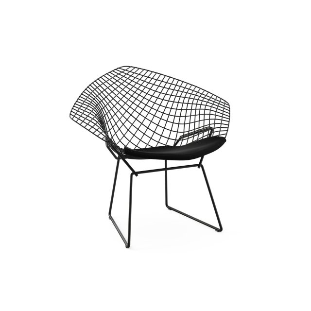 Poltroncina Diamond nelle finiture in rilsan nero Poltroncina Diamond nelle finiture in rilsan nero