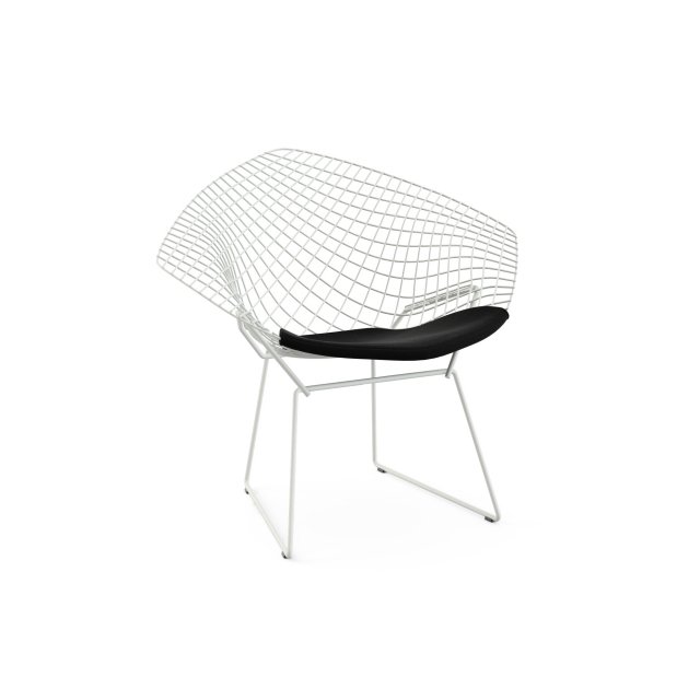 Poltroncina Diamond nelle finiture in rilsan bianco Poltroncina Diamond nelle finiture in rilsan bianco