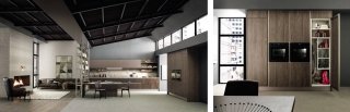 cucina con il modulo attrezzato a ripostiglio Kaleidos di Febal Casa cucina con il modulo attrezzato a ripostiglio Kaleidos di Febal Casa