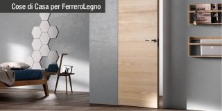 Sistema Zero: porte filomuro di FerreroLegno, arredi di puro design