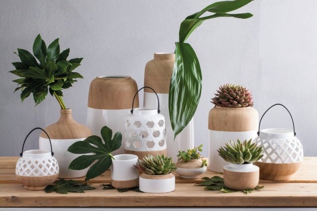 La collezione di vasi e anfore Ceramik Mya di Andrea Fontebasso 1760 dona un tocco di design agli ambienti raccolti e minimal. Realizzati in ceramica, hanno un decoro in legno e sono disponibili in diverse forme e misure. Il vaso bombato da 22x35,5h cm, prezzo 57 euro, il vaso cilindrico da 21x45h cm, prezzo 66 euro. www.tognanaporcellane.it La collezione di vasi e anfore Ceramik Mya di Andrea Fontebasso 1760 dona un tocco di design agli ambienti raccolti e minimal. Realizzati in ceramica, hanno un decoro in legno e sono disponibili in diverse forme e misure. Il vaso bombato da 22x35,5h cm, prezzo 57 euro, il vaso cilindrico da 21x45h cm, prezzo 66 euro. www.tognanaporcellane.it