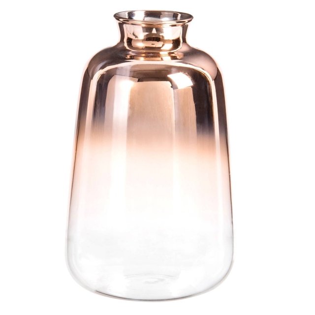 Il vaso in vetro di Maisons du Monde Rif. 172251 con sfumature di colore ramate, è caratterizzato da un foro rastremante dove inserire i fiori. È alto 15 cm. Prezzo 6,99 euro. www.maisonsdumonde.com Il vaso in vetro di Maisons du Monde Rif. 172251 con sfumature di colore ramate, è caratterizzato da un foro rastremante dove inserire i fiori. È alto 15 cm. Prezzo 6,99 euro. www.maisonsdumonde.com