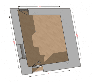 pianta soggiorno difficile da arredare