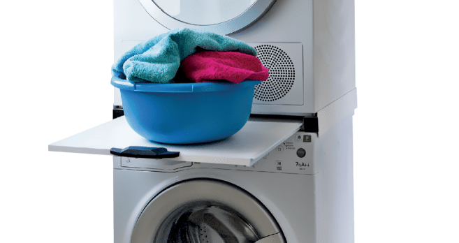 Supporto per asciugatrice e lavatrice in colonna - Cose di Casa