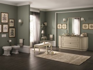 lavandino rettangolare sottopiano e sanitari stile classico Baltimora di scavolini bathrooms lavandino rettangolare sottopiano e sanitari stile classico Baltimora di scavolini bathrooms