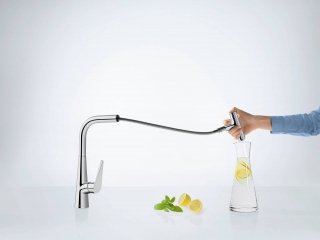 miscelatore da cucina Metris Select di Hansgrohe miscelatore da cucina Metris Select di Hansgrohe